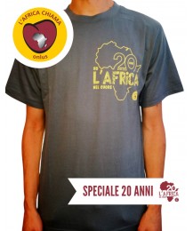 T-Shirt equo solidale - Ho l'Africa nel Cuore 20 anni